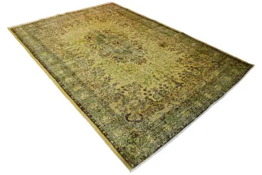 XL yellow vintage - Vloerkleed - 292 cm - 198 cm