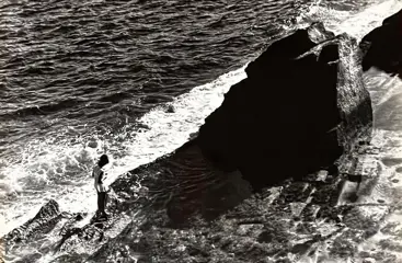 Julien Vannieuwlandt (1928-2020) - Bord de mer à la fille