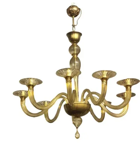 Barovier &amp; Toso - Kroonluchter en twee schansen (3)