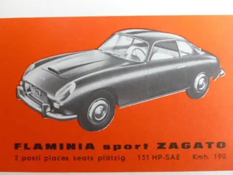 Brochures/catalogi - Lancia Appia / Flaminia Coupe / G.T.E.