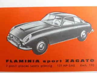 Brochures/catalogi - Lancia Appia / Flaminia Coupe / G.T.E.