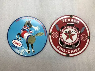 Bord - petroleumproducten - Texaco &amp; Esso - 1990-2000