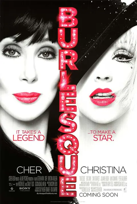 BURLESQUE filmposter.