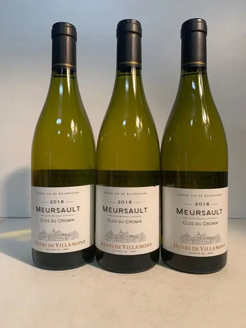 2018 Meursault Clos du Cromin - Henri de Villamont -