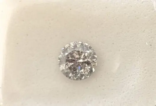 Diamant - 0.75 ct - Rond - H - P2, No Reserve Price