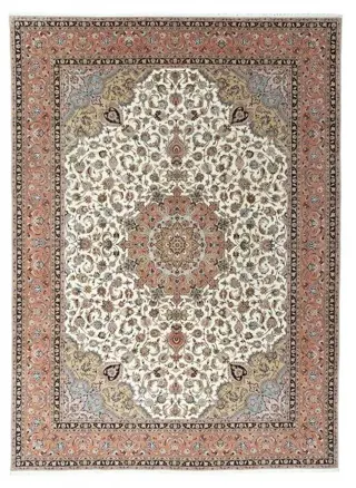 Tabriz 50 Raj - Zeer fijn vloerkleed met veel zijde - 350