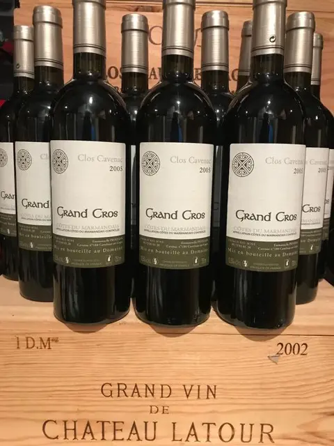 2007 Clos Cavenac - Grand Cros - Côtes du Marmandais - 12 Flessen (0.75 liter)