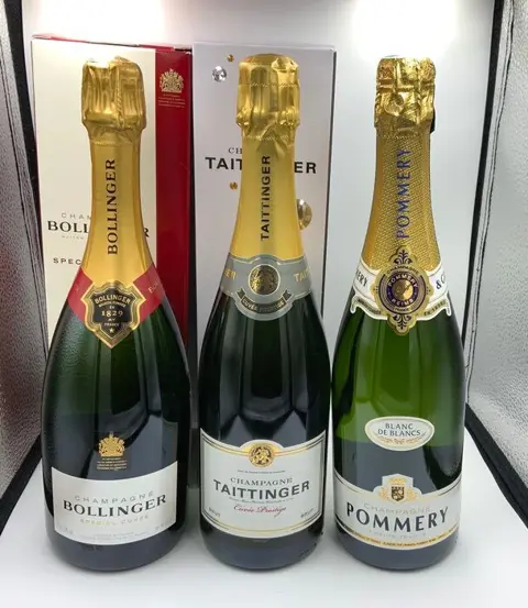 Bollinger Special Cuvée, Taittinger &amp; Pommery Blanc de