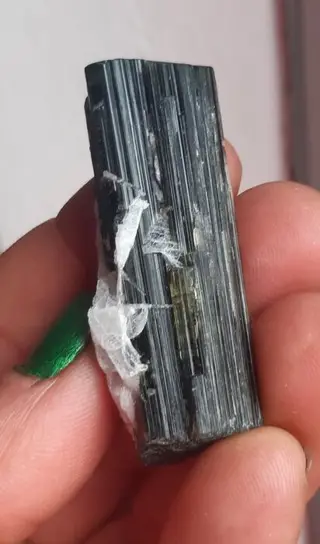 Green Cap Tourmaline Kristal - 52×18×19 mm - 20 g - (1)