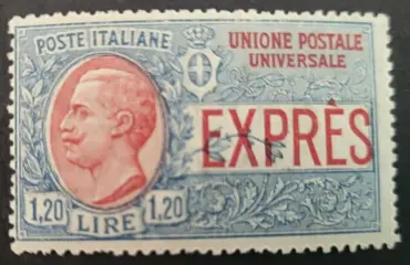Koninkrijk Italië - Express mail 1.20 lire not issued - Sassone N. 8