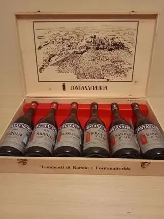 1986 x2 Barolo, 1987 Barbaresco, 1988 x2 Barbera &amp; 1990