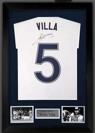Tottenham Hotspur - ricky villa - Handtekening, T-shirt