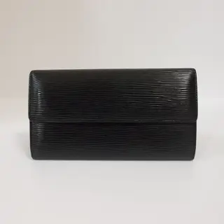 Louis Vuitton - Porto Monet Black Epi - Portemonnee