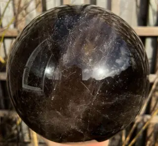 Good Quality AAA large Ultra smoky rock crystal sphere
