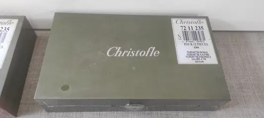 Christofle - Koffer voor 12 stuks (4) - Hout