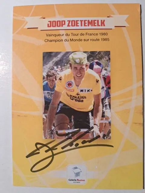 Wielrennen - Joop Zoetemelk - fankaart