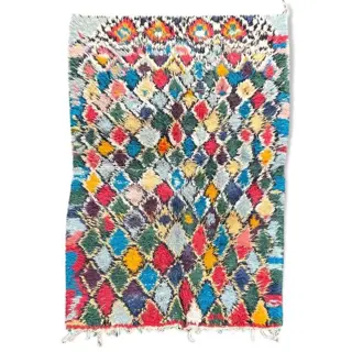 Tapis berbere boucherouite - Tapijt - 260 cm - 228 cm