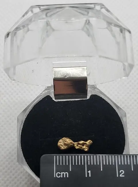 Goud natuurlijk goudklompje Australië - 0.73 g - (1)