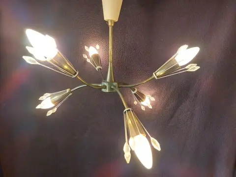 Design spider hanglamp - 6 armige spider lamp.