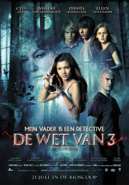 MIJN VADER IS EEN DETECTIVE : De Wet van 3 filmposter.