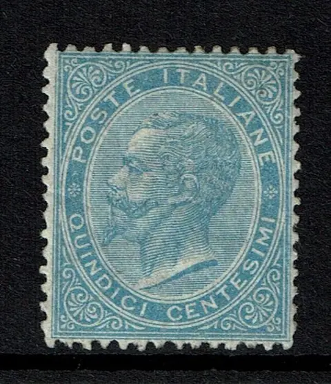 Koninkrijk Italië 1863 - 15 cents, De La Rue London, MNH - Sassone L 18