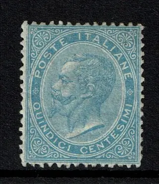 Koninkrijk Italië 1863 - 15 cents, De La Rue London, MNH - Sassone L 18