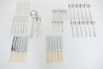Luc Lanel - Christofle - Verzilverd bestek in model Boreal