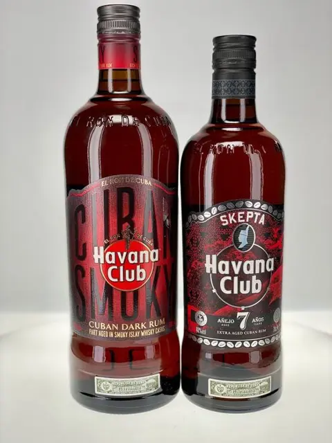Havana Club - Cuban Smoky + Skepta - 100cl, 70cl - 2 flessen