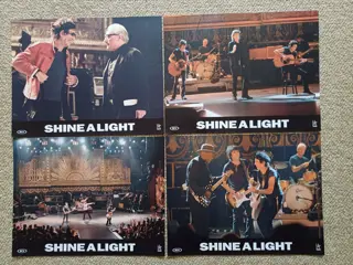SHINE A LIGHT lobbycard set.