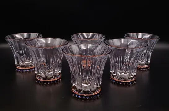 Same Cristalleria (SC Line) - Whiskey glazen (6) - Kristal