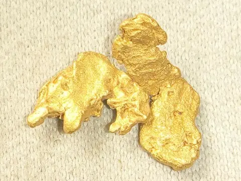Zeer zeldzame goudklompjes - Lapland/Finland Goud nuggets -