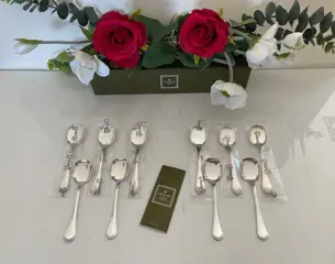 Christofle - Koffielepels (10) - Verzilverd - Spatour