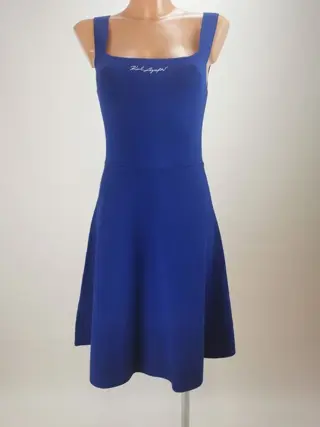 Karl Lagerfeld - Navy Knit Dress Jurk