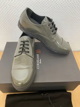 Corneliani - NEW - Made in italy - Grey - Leather -