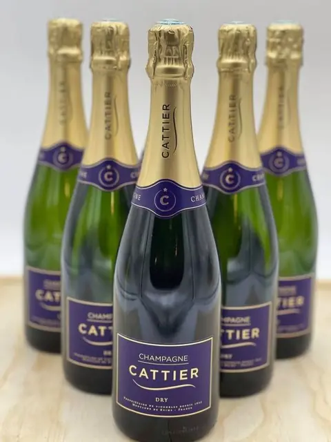 Cattier Dry - Champagne - 6 Flessen (0.75 liter)
