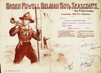 Annonyme - Baden Powell Belgian Boy&amp;scouts brevet