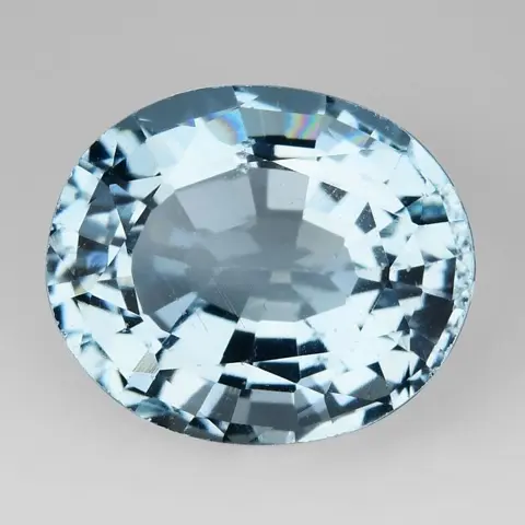*No-Reserve* - Blauw Aquamarijn - 6.07 ct
