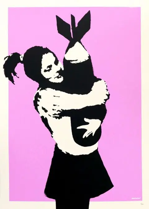 Banksy (after) - Bomb Hugger
