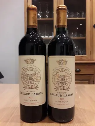 Chateau Gruaud-Larose; 2007 & 2011 - Saint-Julien 2ème Grand Cru Classé - 2 Flessen (0.75 liter)