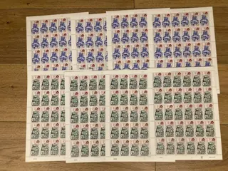 Monaco 1994 - Red Cross - high facial value - mint** - in sheets - Yvert n°1960 et 1961 x 120 exemplaires