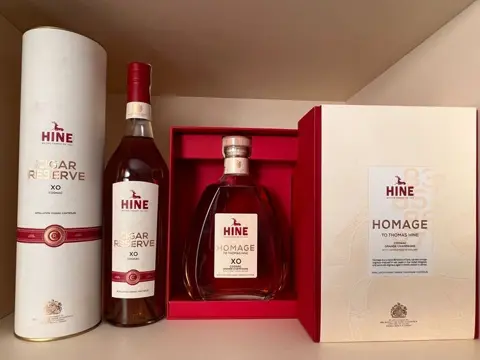 Hine - Homage XO &amp; Cigar Reserve XO - 70cl - 2 flessen