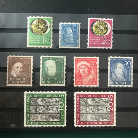 Duitsland, Bondsrepubliek 1951 - Jaargang zonder posthoorn - Michel 139/147