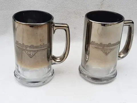 Decoratief object - Harley Davidson café bierpullen -