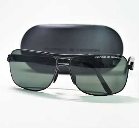 Porsche Design - P8901-A schwarz grün - Zonnebril