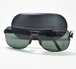 Porsche Design - P8901-A schwarz grün - Zonnebril