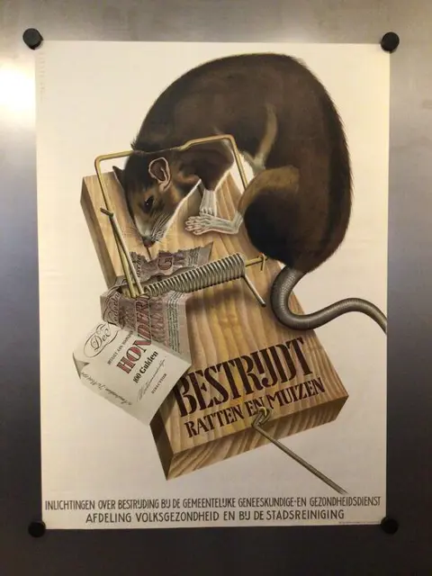 Cor van Velsen - Bestrijdt ratten en muizen - 1948