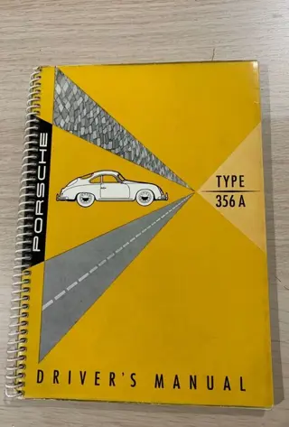 Boeken - Porsche 356 A 1955-1959 manuale del proprietario -