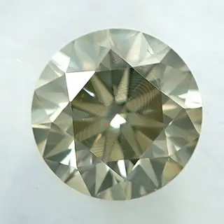 Diamant - 0.61 ct - Briljant - U-V, Light Brownish Yellow -