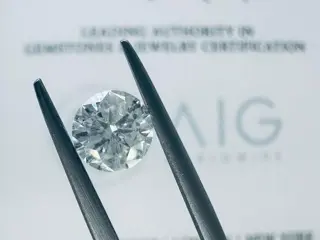 1 pcs Diamant - 1.00 ct - Briljant, Rond - G - P1