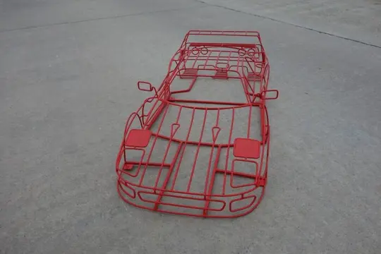 Modellen/speelgoed - Ferrari F40 Wireframe Sculpture 1/3
